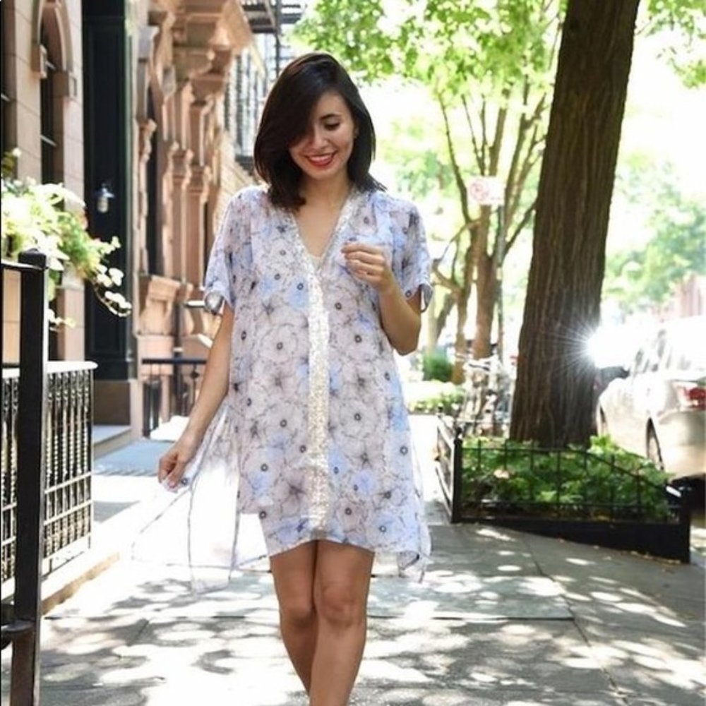 NWT Anthropologie Lyla tunic top blouse shirt XS